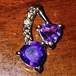 925 silver Small heart pendant